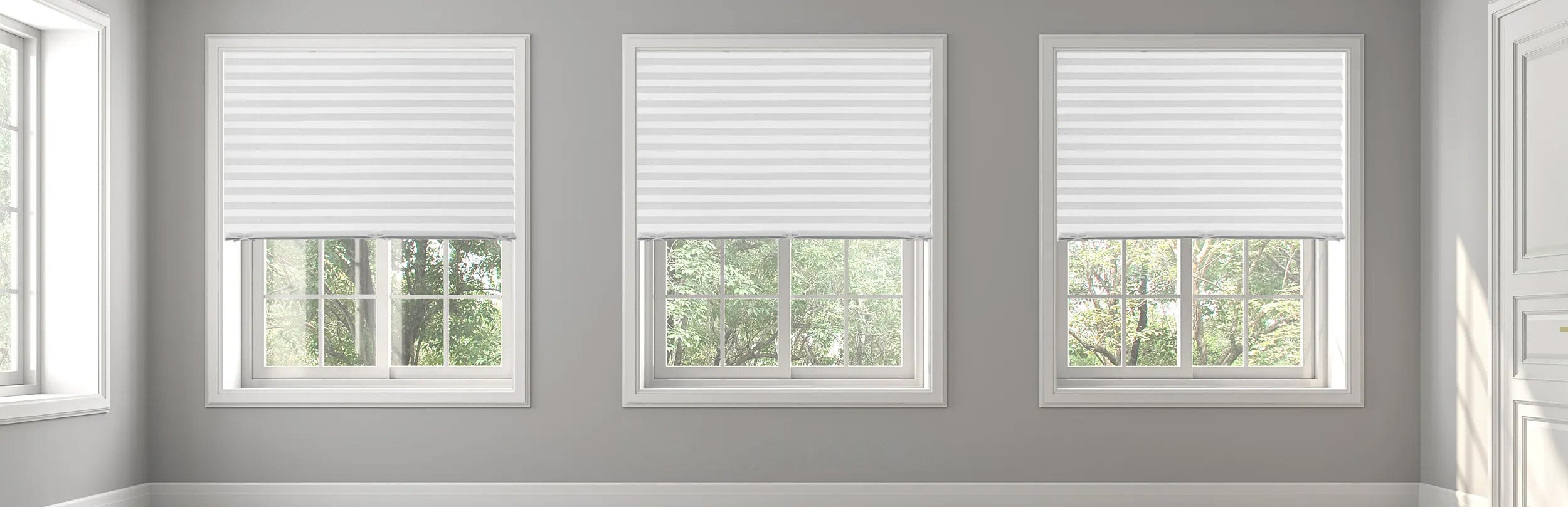 Pleated Temporary Shades Chicology