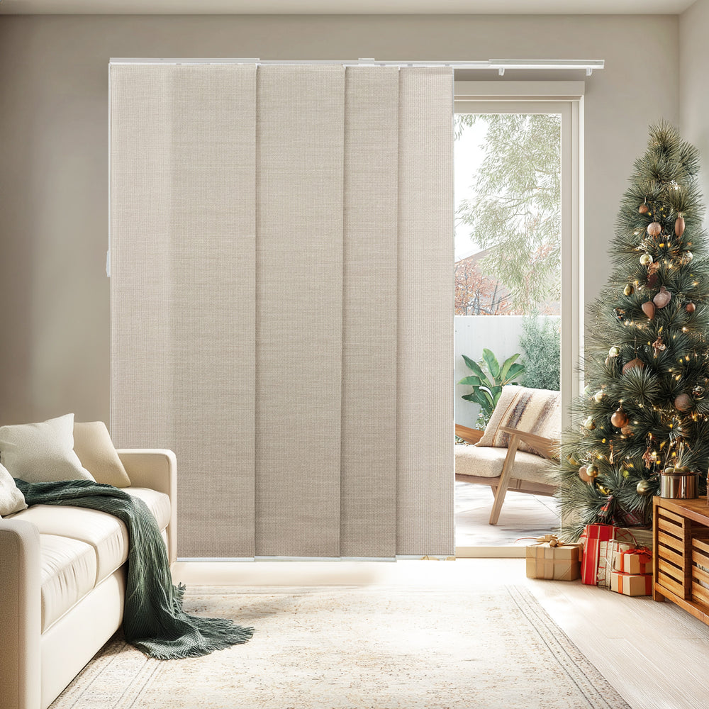 Panel Track Blinds - Light Filtering, Classic Woven