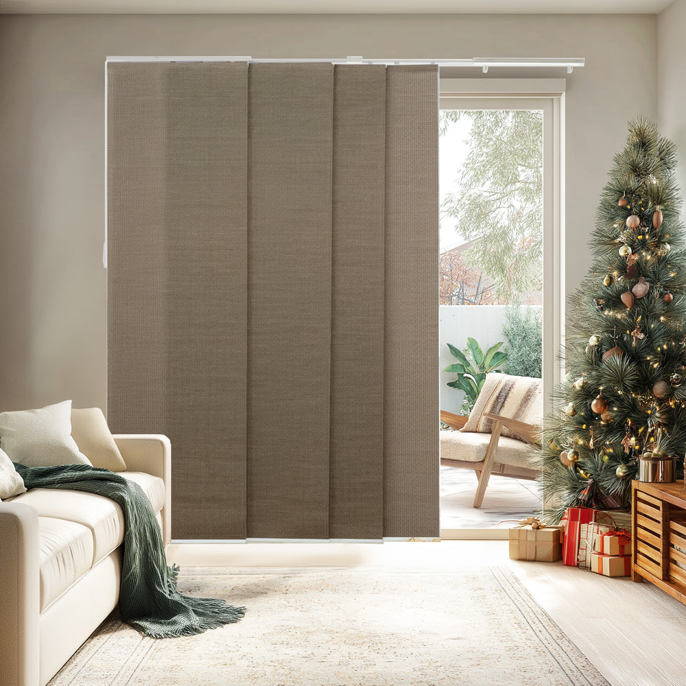 Panel Track Blinds - Light Filtering, Classic Woven