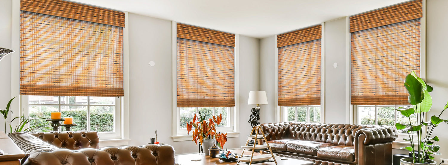 Custom Cordless Bamboo Shades Chicology