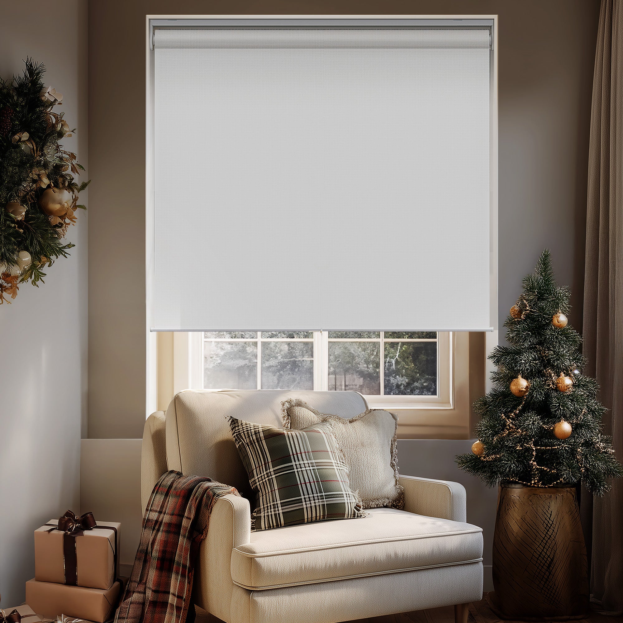 Roller Shades – Blackout, Thermal Backing, Byssus