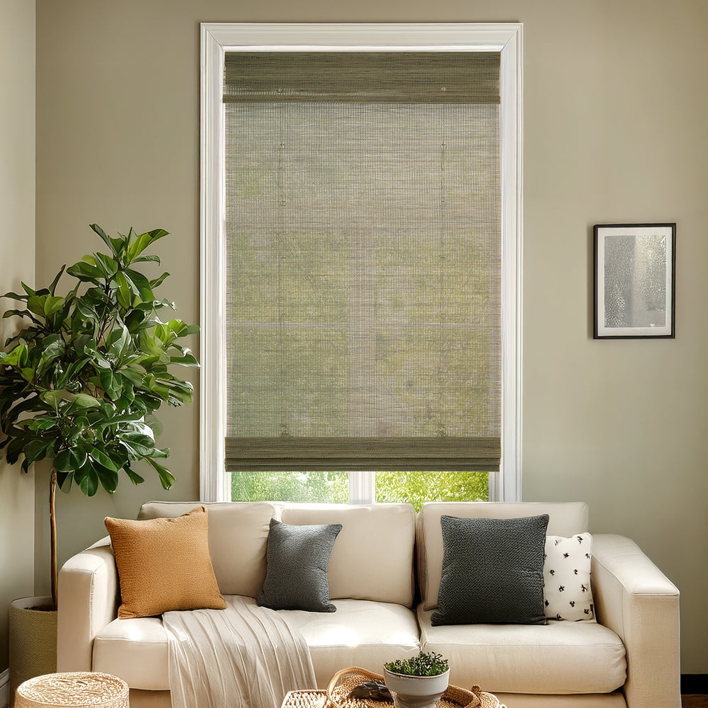 Custom Bamboo Shades – Light Filtering, Mesh