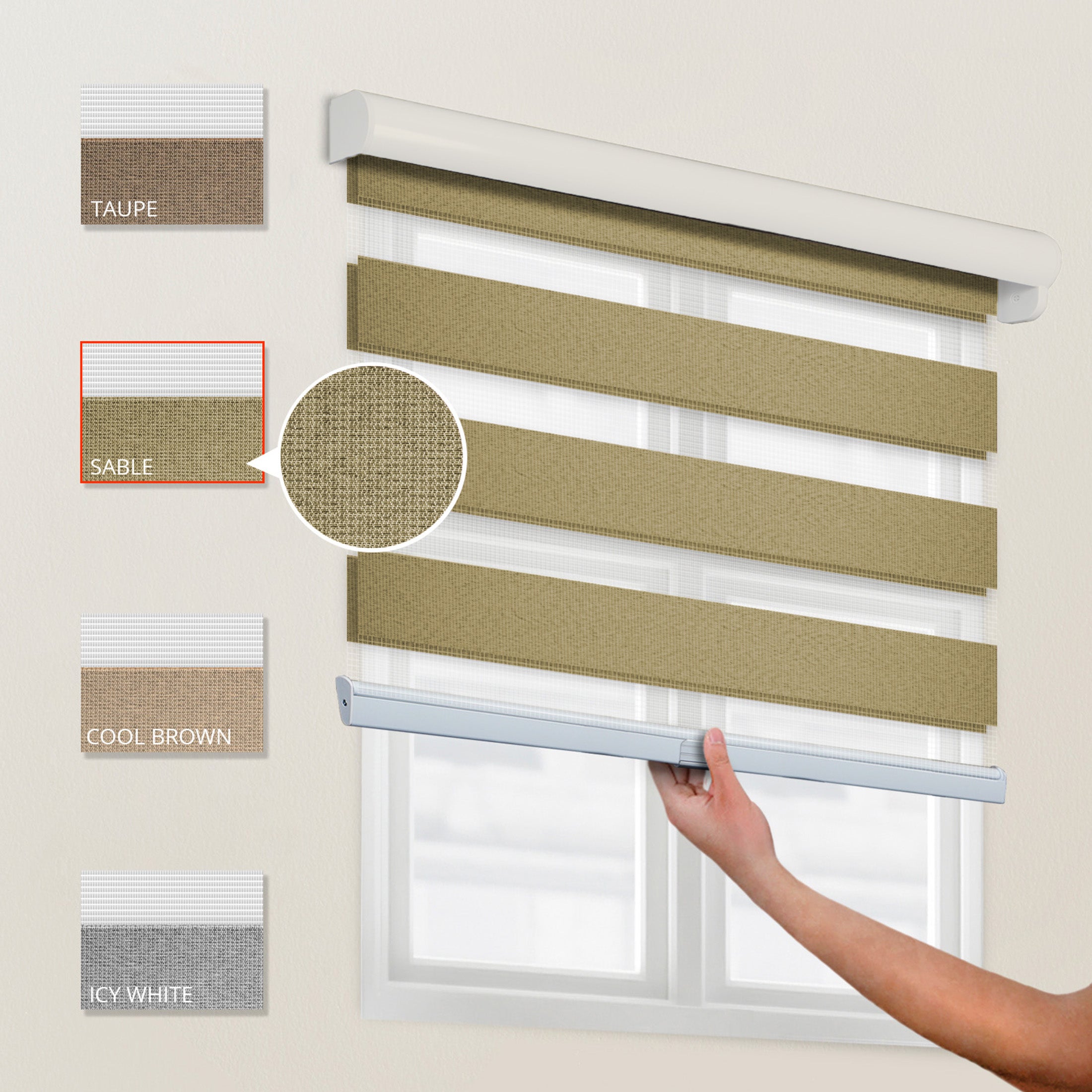 Custom Premium Zebra Roller Shades – Chicology