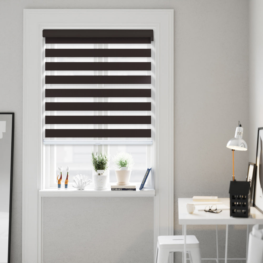 Room Darkening Custom Dual Zebra Shade Premium Chicology