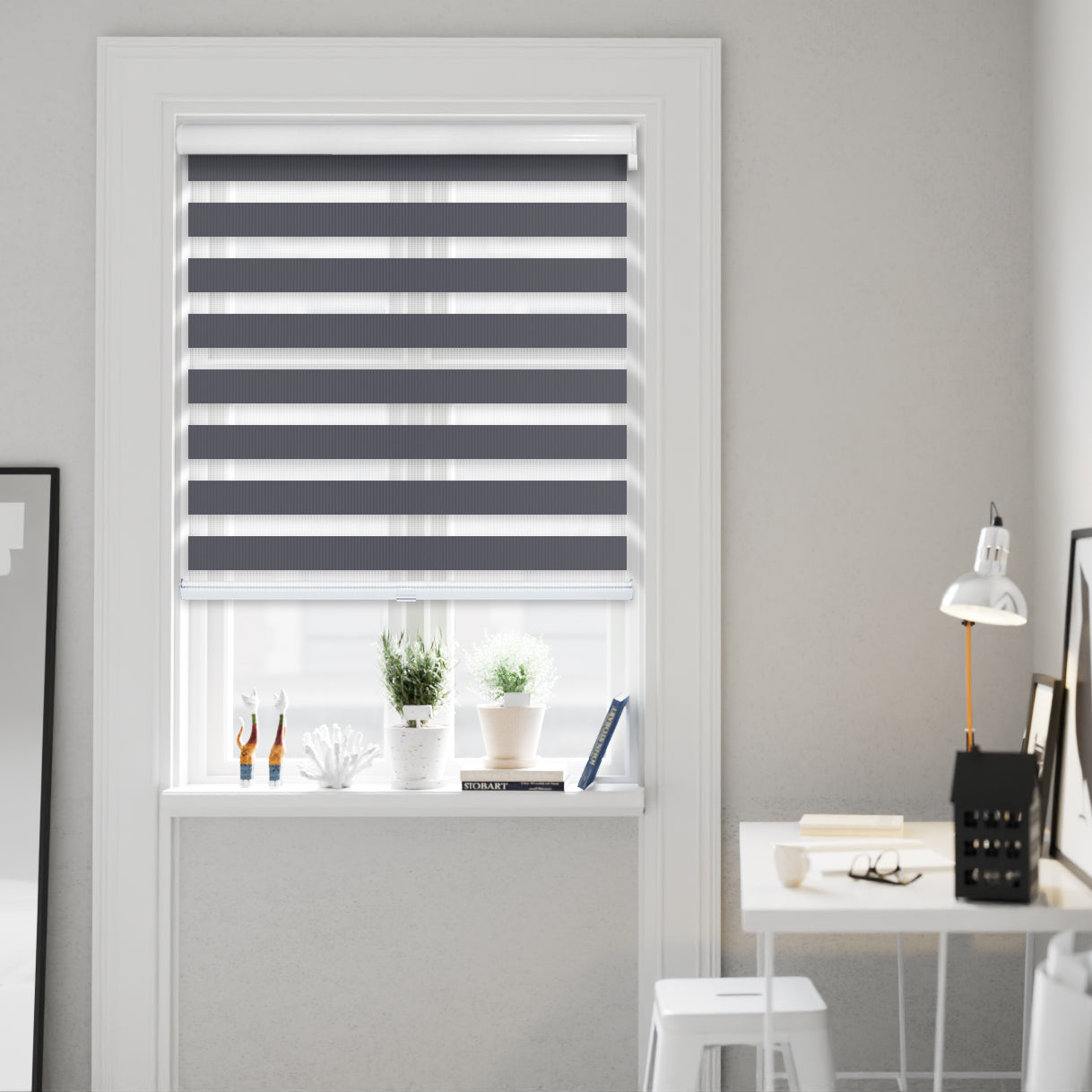Custom Zebra Shades – Room Darkening, Dual Layer, Premium – Chicology