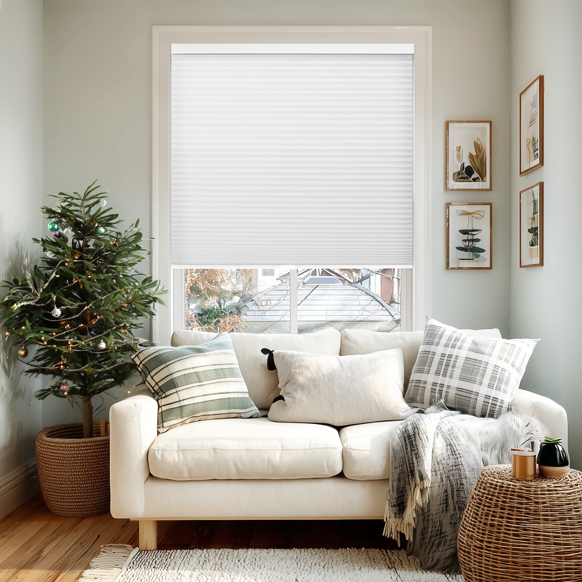 Custom Cellular Shades – Light Filtering, Morning Collection