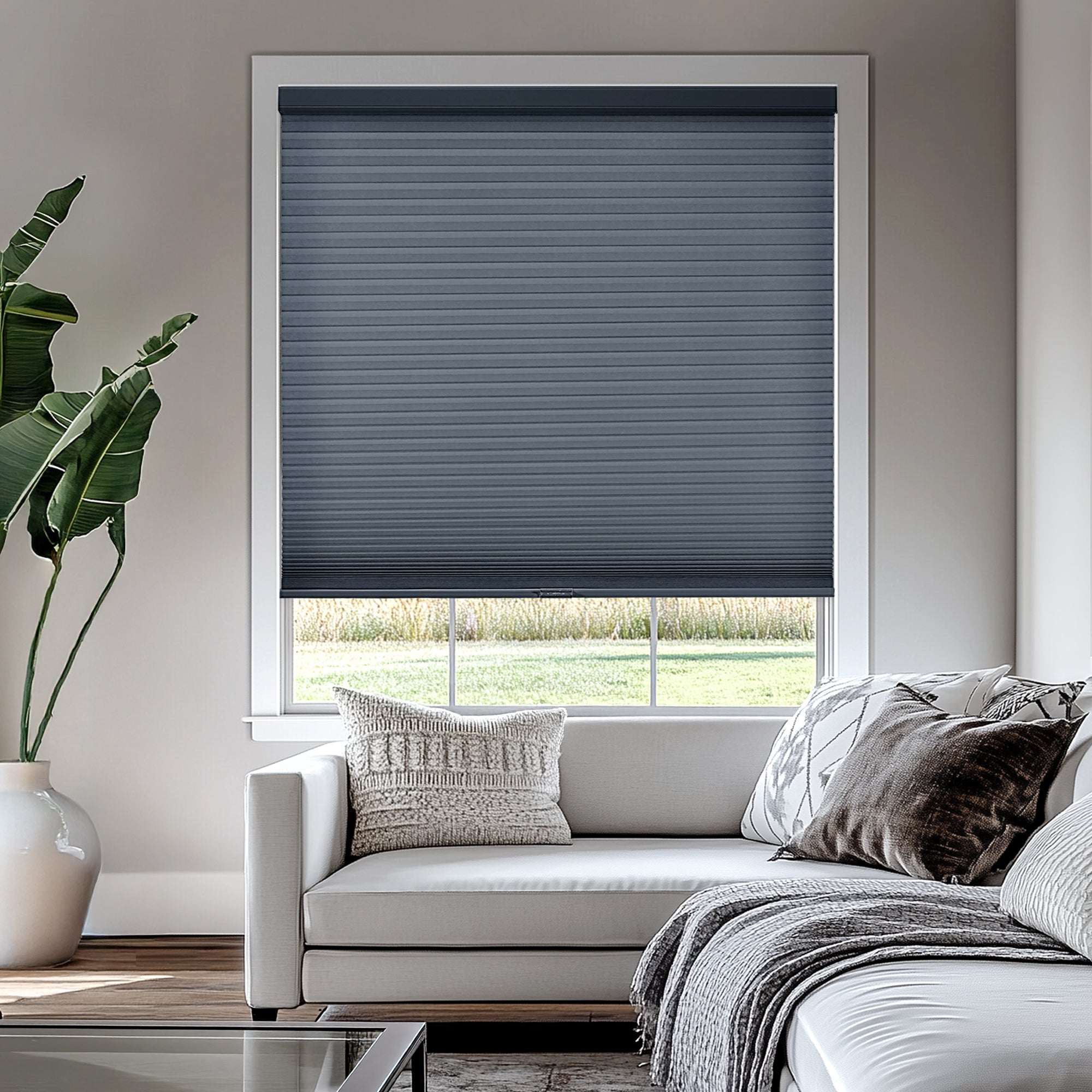 ファンデーション HermosoLago Custom Cellular Shades – Light Filtering, Morning Collection