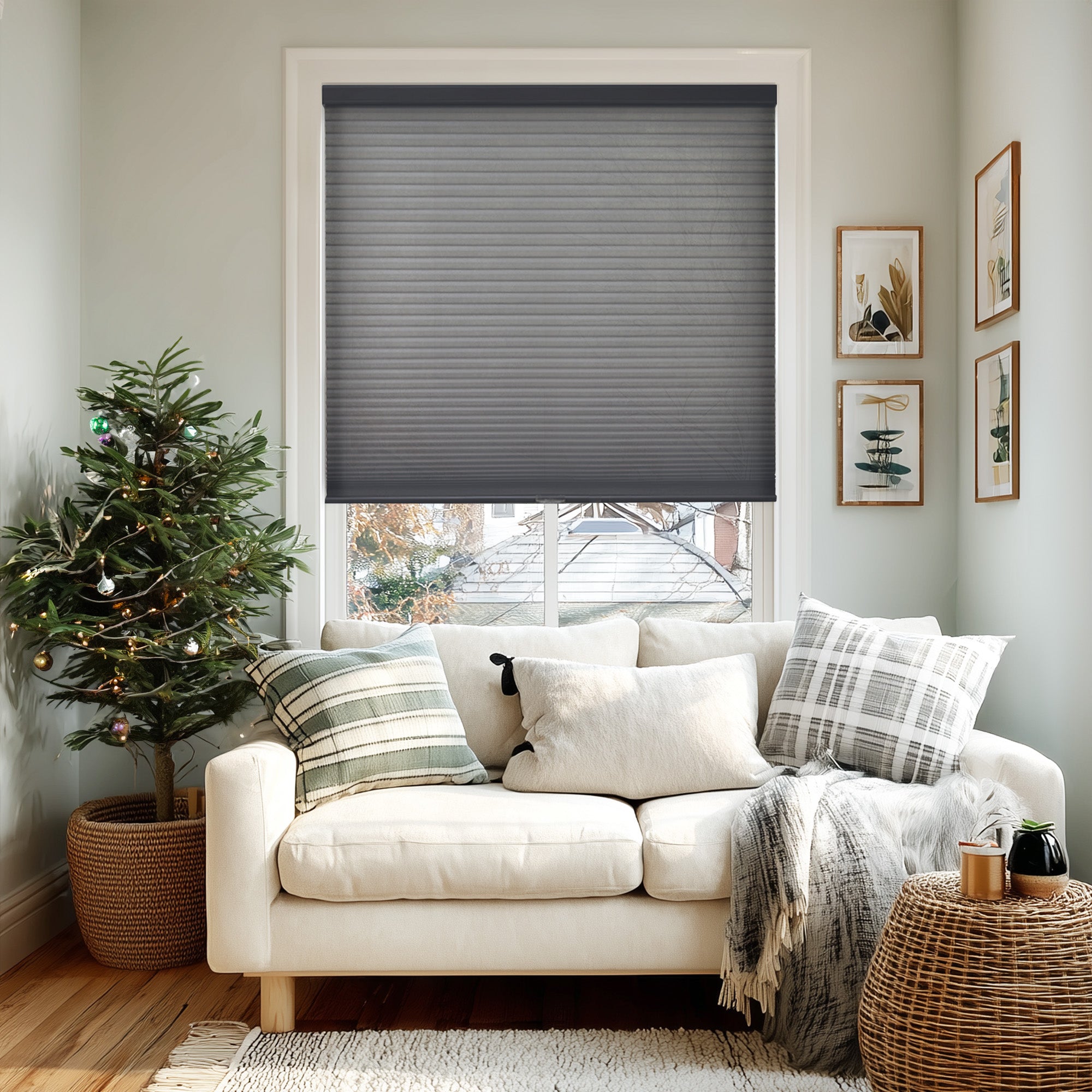 Custom Cellular Shades – Light Filtering, Morning Collection