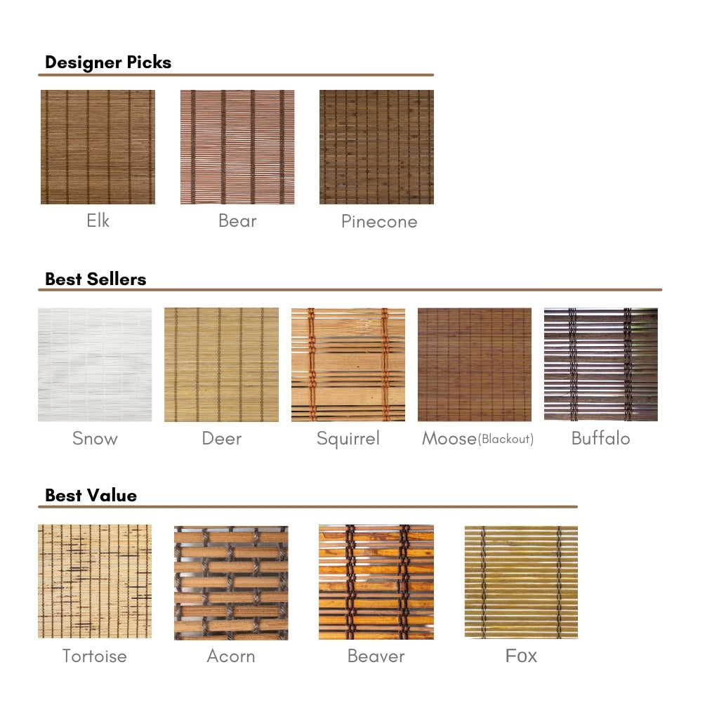 Bamboo Shades – Blackout, Best Sellers – Chicology