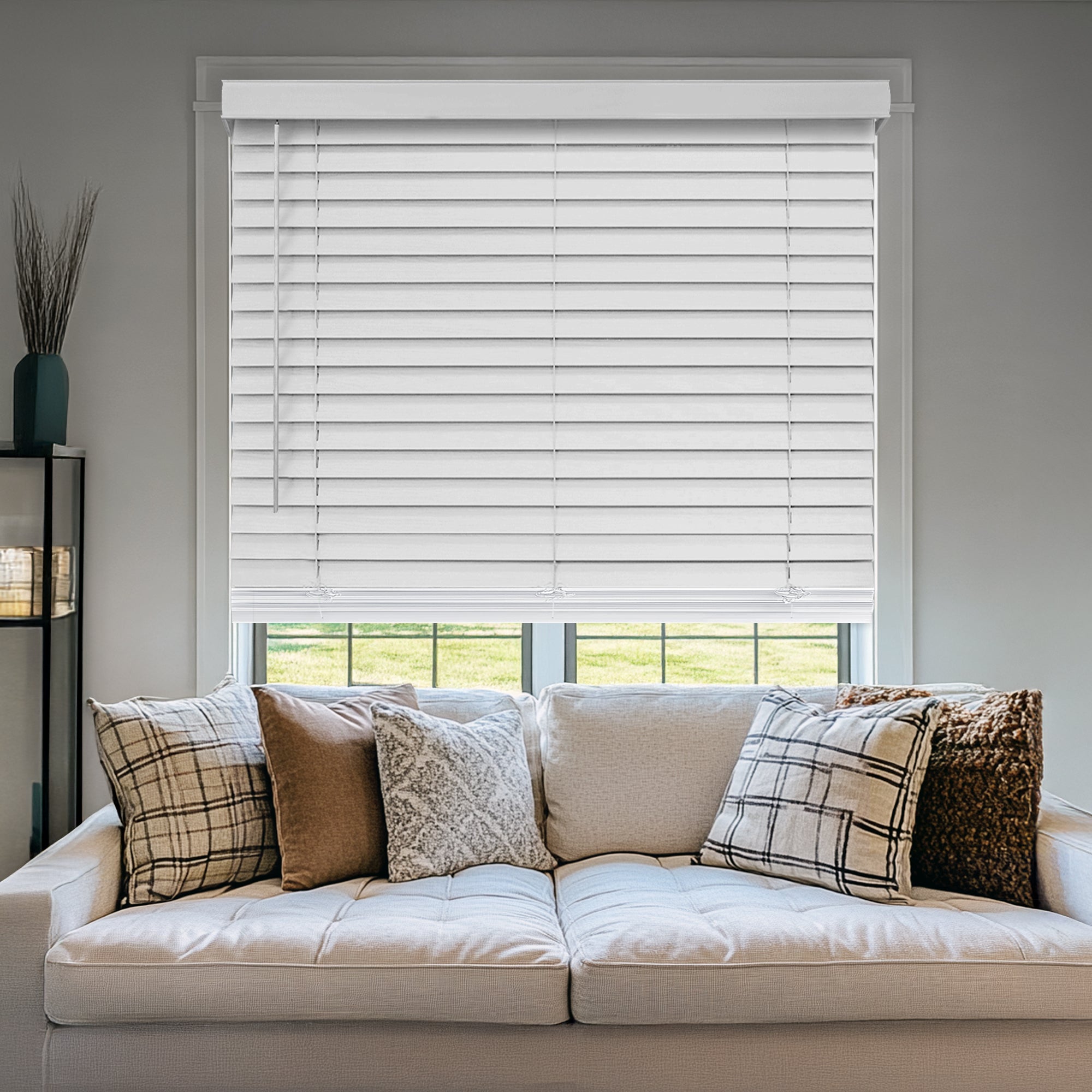 2" Faux Wood Blinds – Cordless