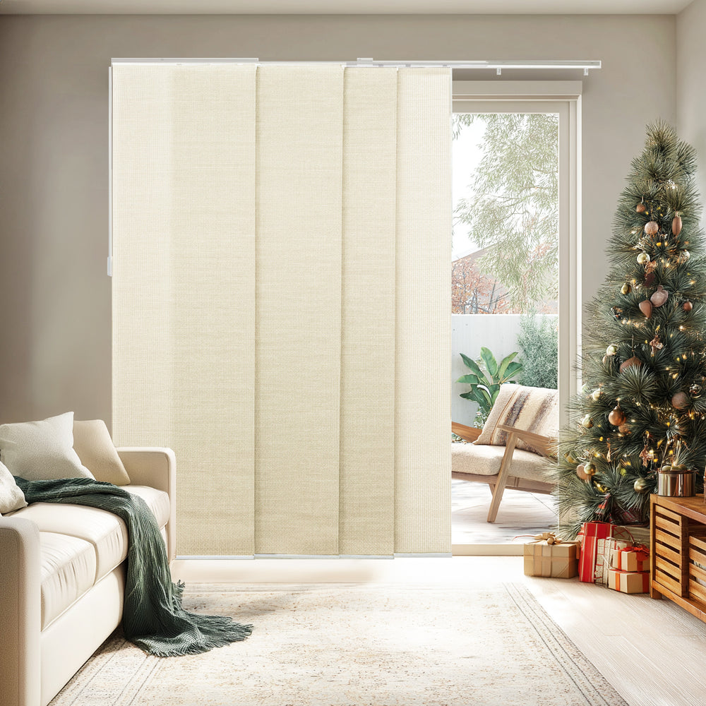 Panel Track Blinds - Light Filtering, Classic Woven