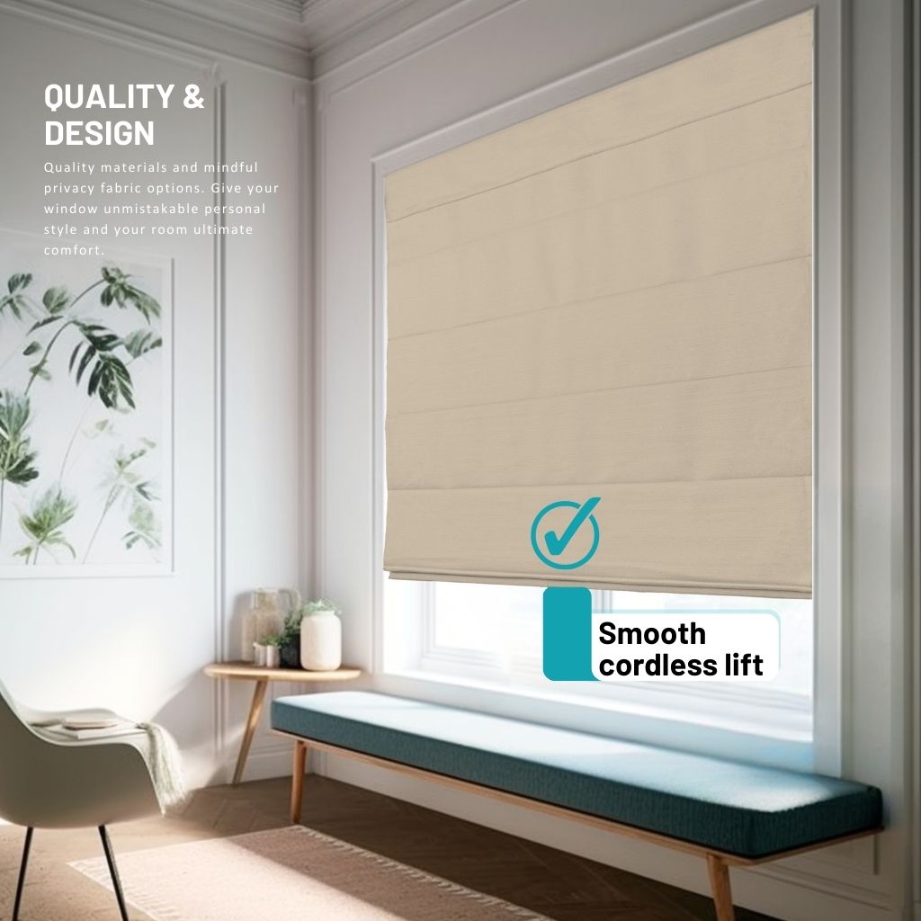 Light Filtering | Classical 7 Fold Front | Textured