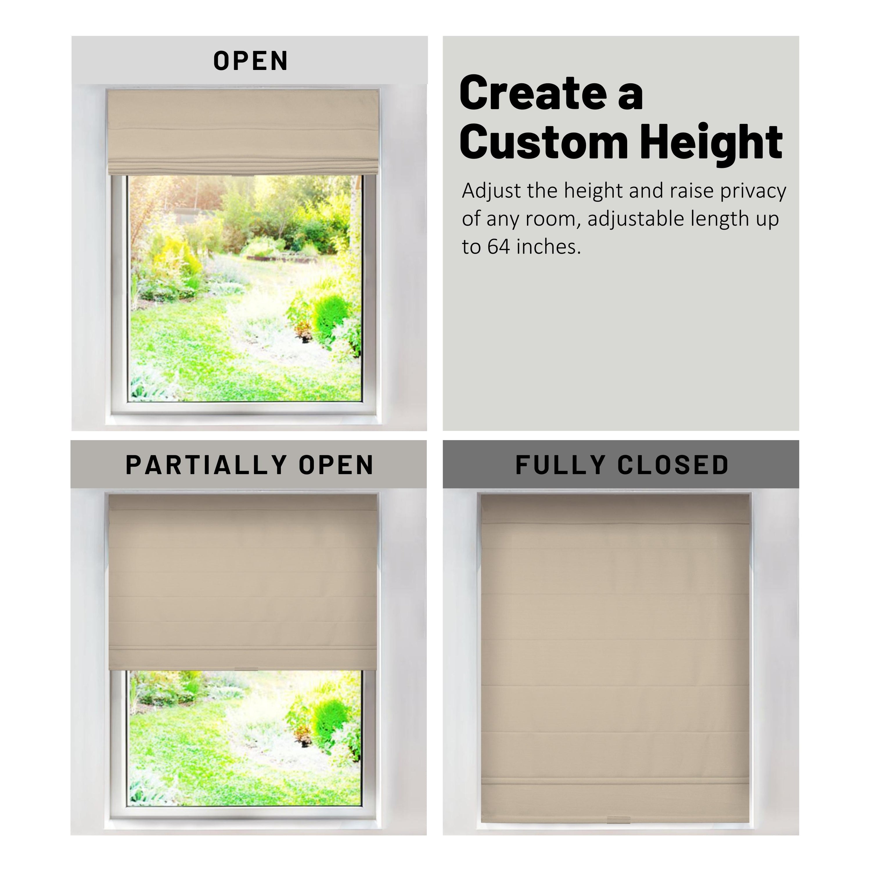 Light Filtering | Classical 7 Fold Front | Textured