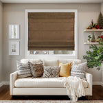 Roman Shades - Light Filtering, Crosshatched with Liner and Valance