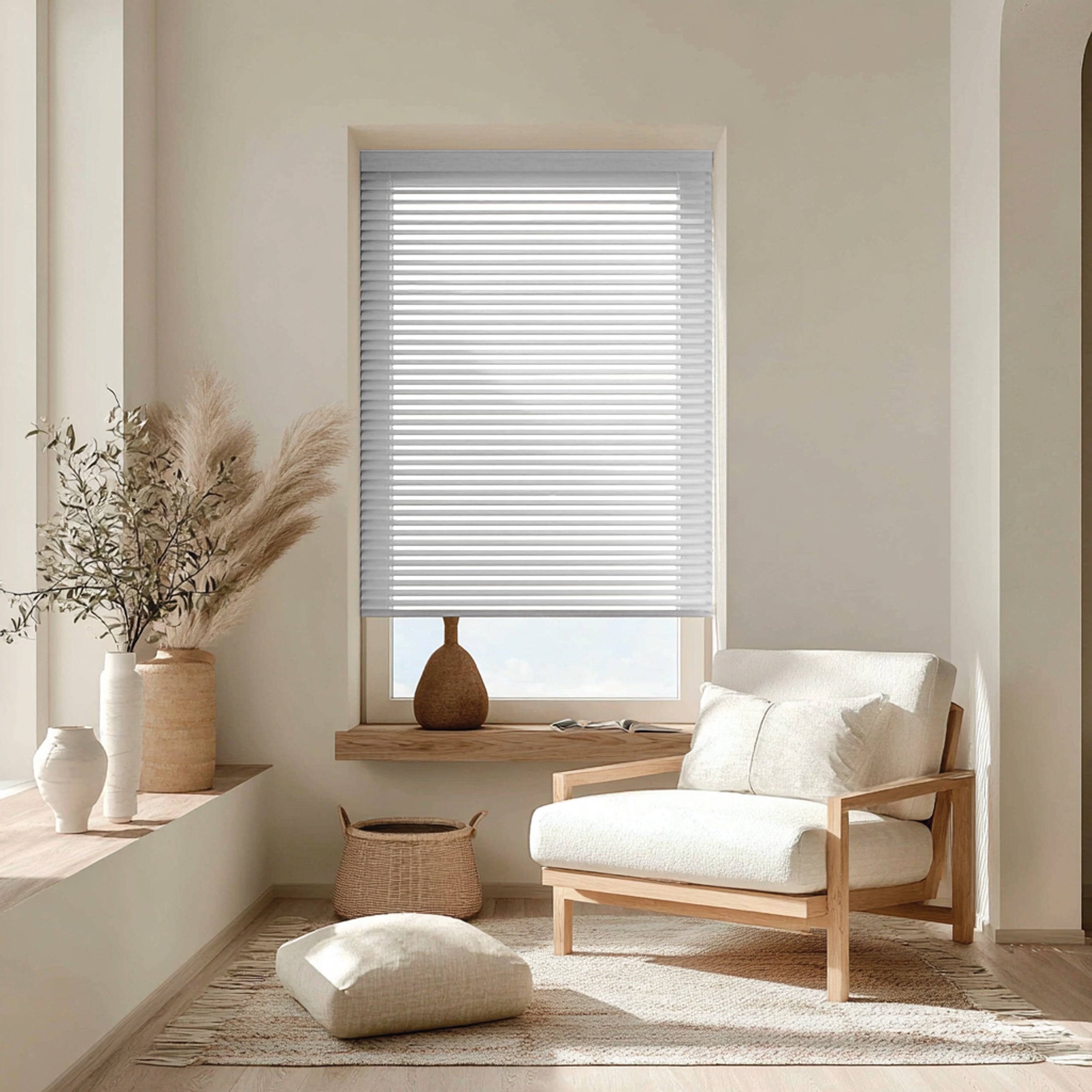 Mini Blinds – Room Darkening, 1" Slats,  Gray