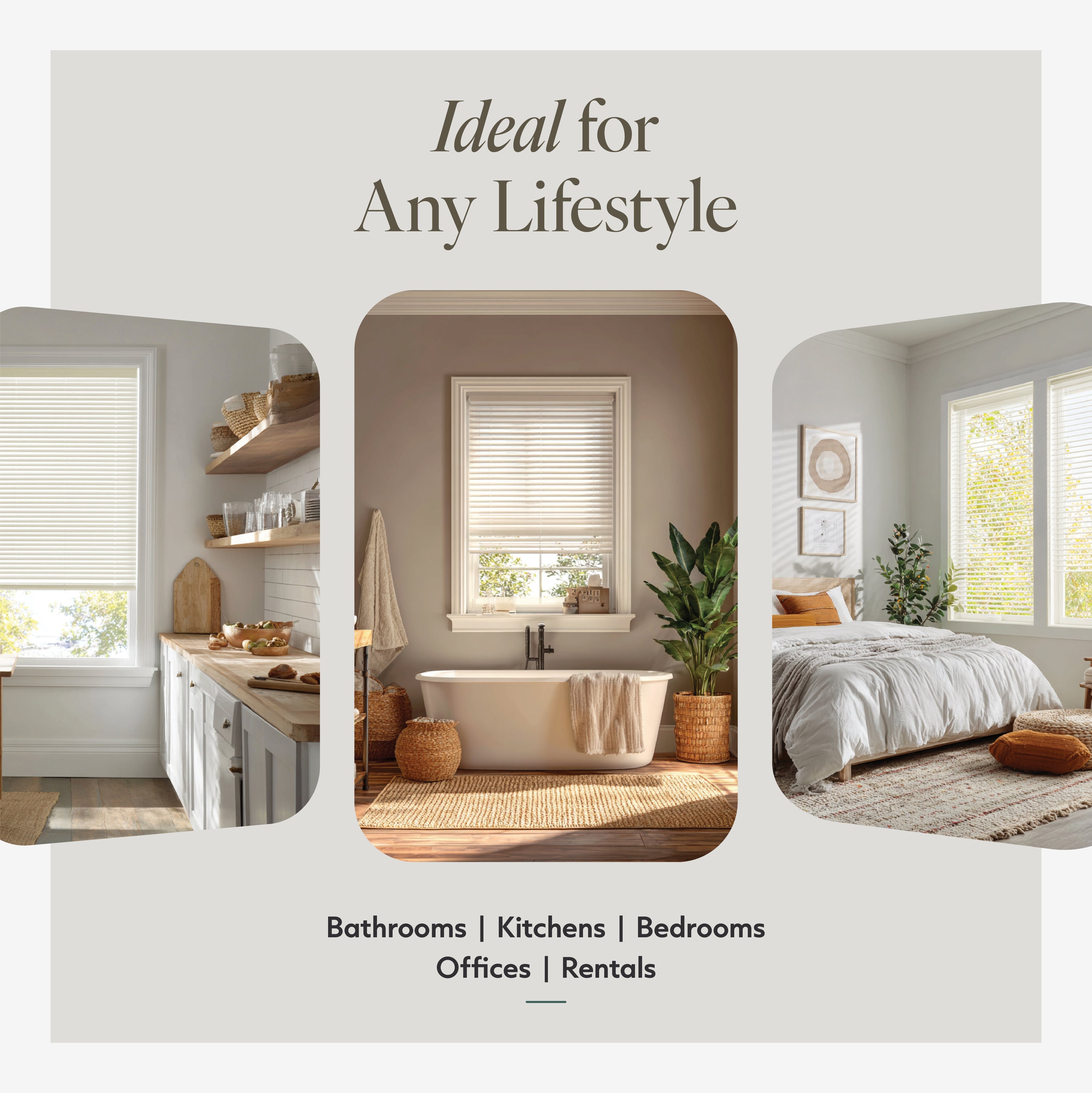 Mini Blinds – Room Darkening, 1" Slats,  Alabaster