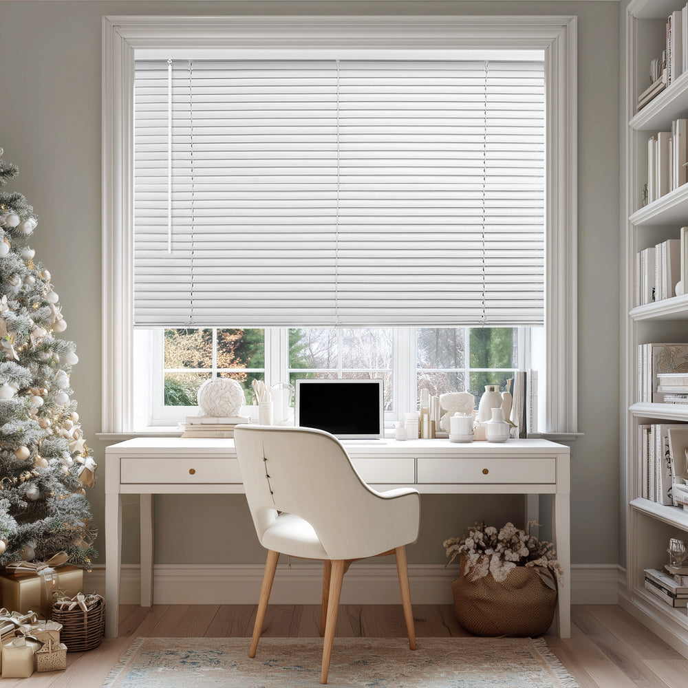 Mini Blinds – Room Darkening, 1" Slats,  White