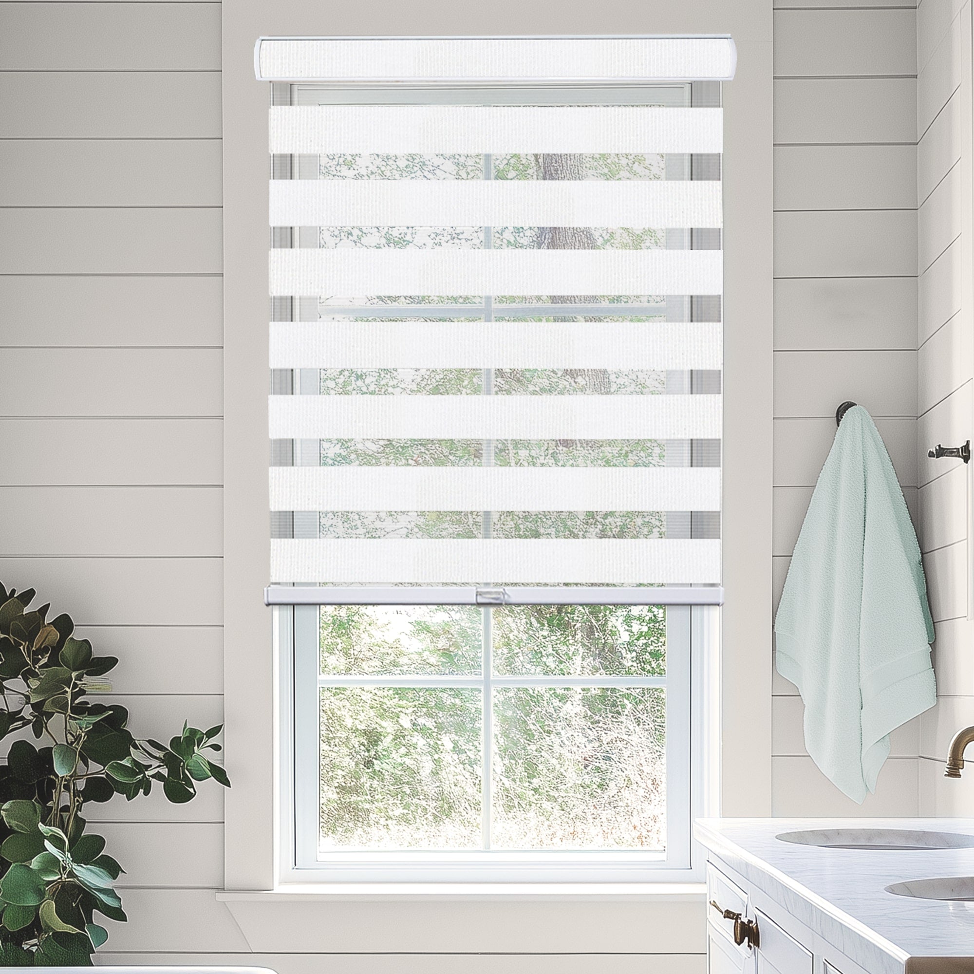 Light Filtering/Room Darkening Zebra Roller Shade – Chicology