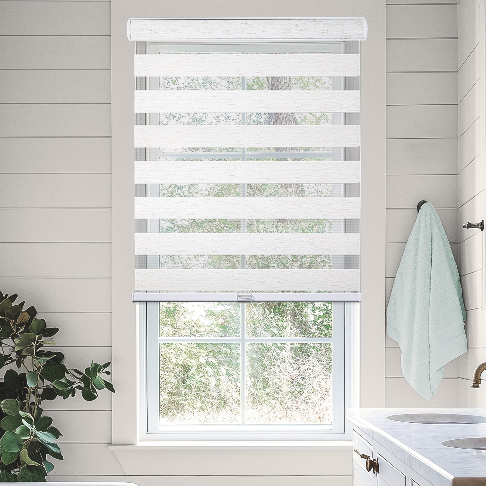 Light Filtering/Room Darkening Zebra Roller Shade – Chicology