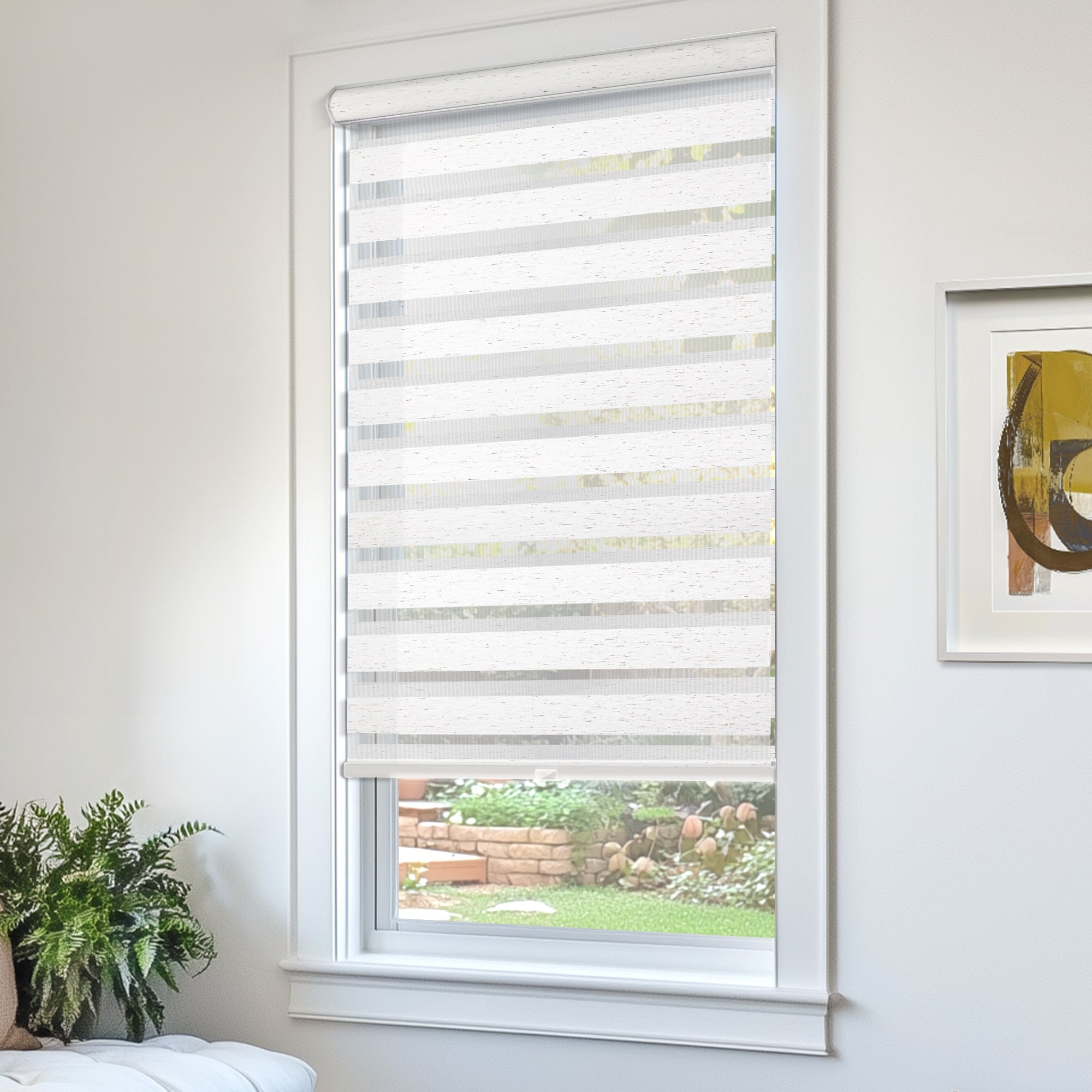 Light Filtering/Room Darkening Zebra Roller Shade – Chicology