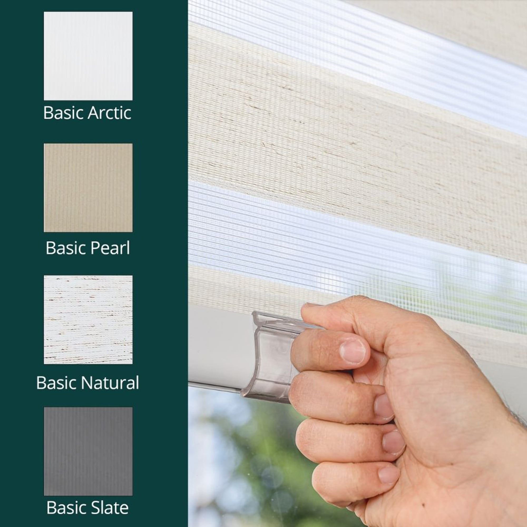 Light Filtering/Room Darkening Zebra Roller Shade – Chicology