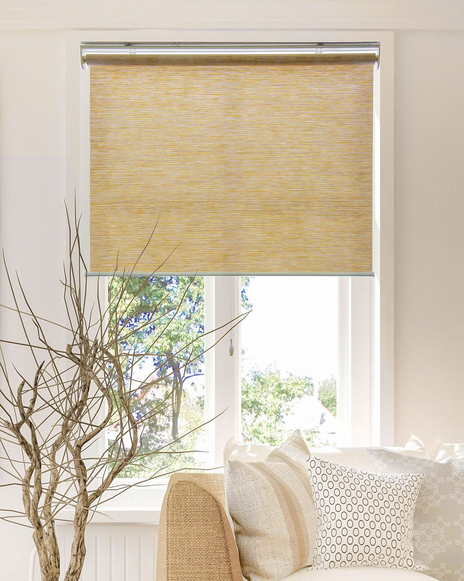 Cordless Roller Shades | Natural Woven, Felton Collection – Chicology