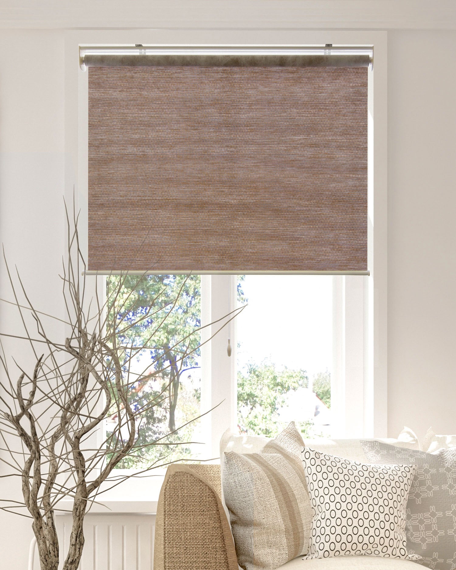 Cordless Roller Shades | Natural Woven, Felton Collection – Chicology
