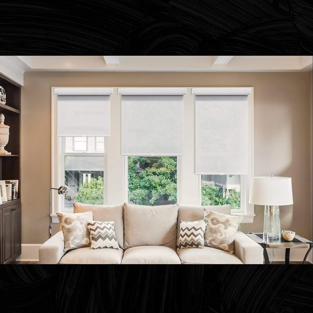 Chicology Roller Shades Magnolia / 20"W X 72"H Cordless Roller Shades, Magnolia RSDM2072